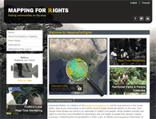 Tablet Screenshot of mappingforrights.org